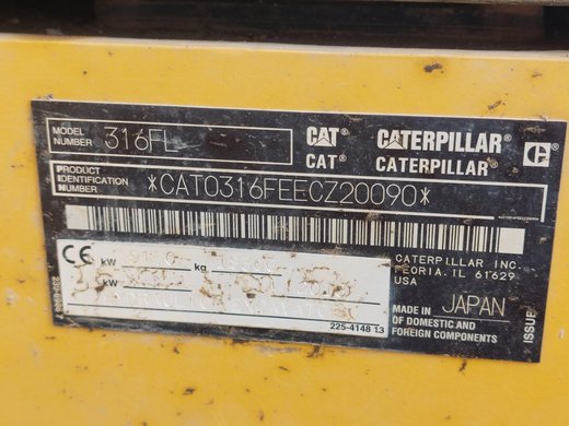 CATERPILLAR 316FL