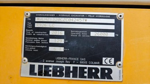 Liebherr R926LC