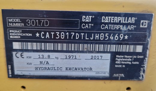 CATERPILLAR 301.7D