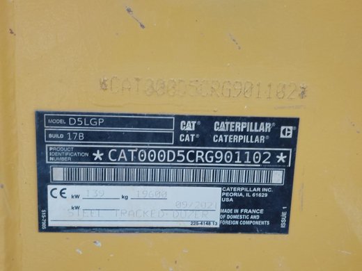 CATERPILLAR D5 LGP